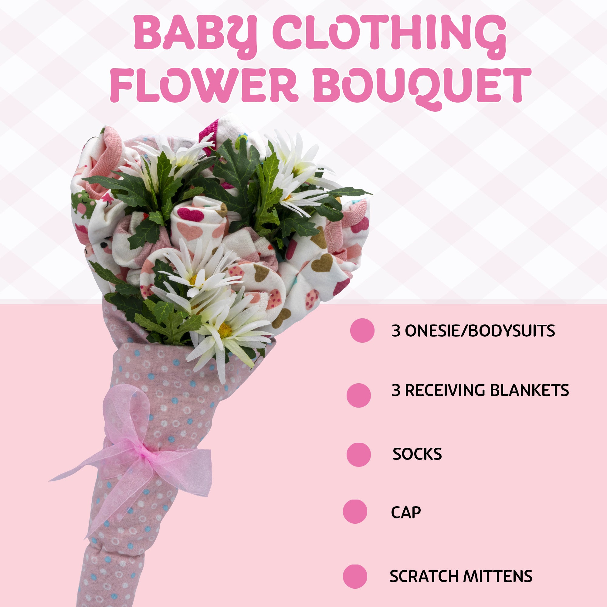 NEW! Baby shops Clothing Bouquet, Mom to Be Gift, Baby Shower Gift, Welcome Baby Gift, Baby Girl Gift, Unique Baby Gift